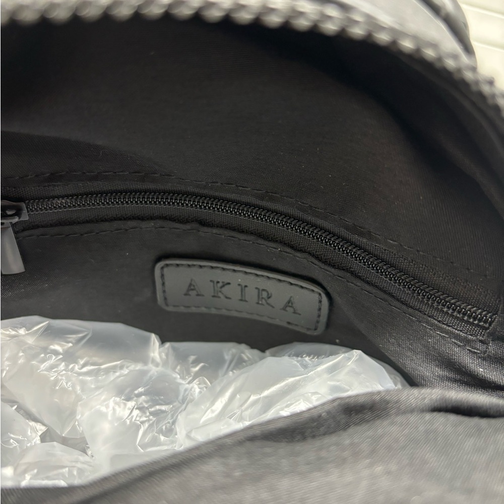 NWOT Black Mini Backpack - Picture 3 of 7